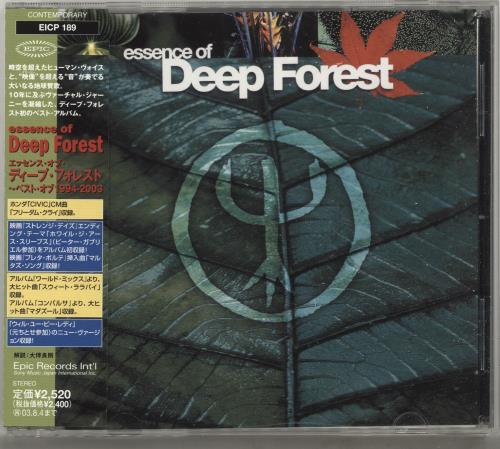 Deep Forest Essence Of Deep Forest Japanese CD album (CDLP) (229805)